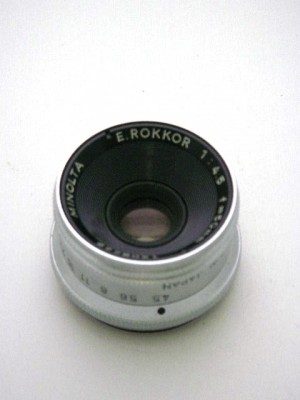 MINOLTA 50mm E.ROKKER F4.5