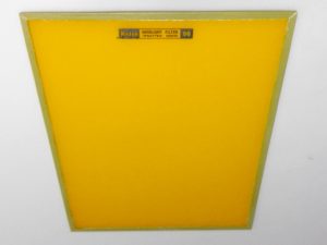 KODAK 10X12″ GLASS OO LIGHT YELLOW SAFELIGHT FILTER***