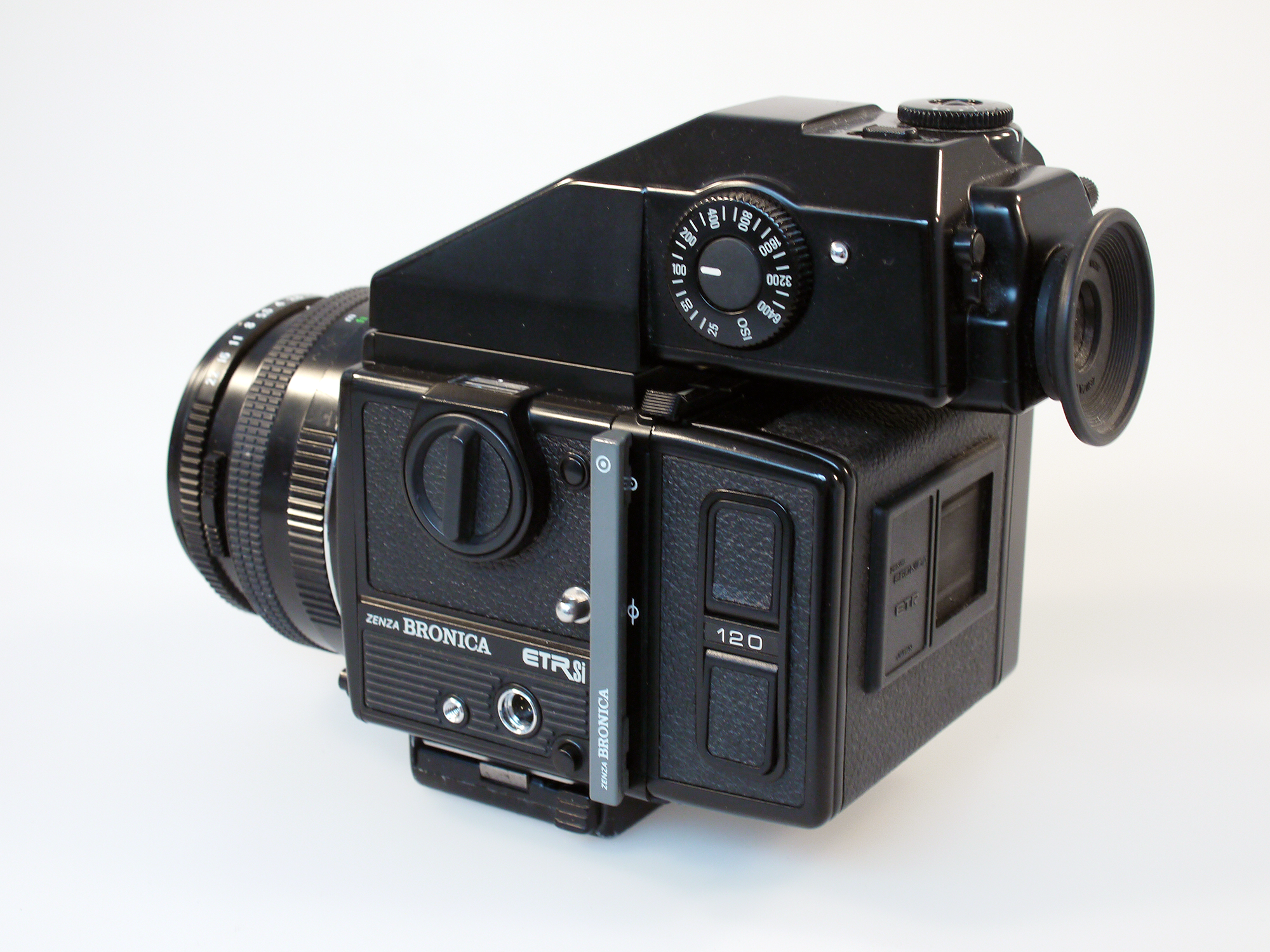 EXC #10525 livellata Bronica ETRS Medio Formato Macchina Fotografica Con Lenti 75 mm f2.8 