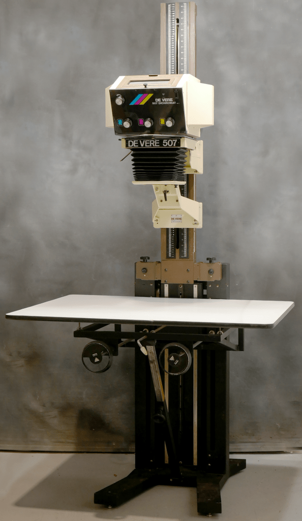 DEVERE 507 FREESTANDING ENLARGER WITH DICHROMAT MKII HEAD*** Secondhand Darkroom