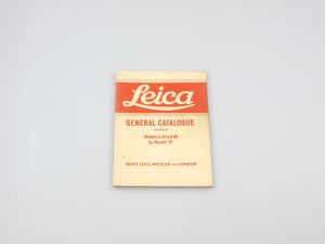 LEICA GENERAL CATALOGUE 1955 – 1958**