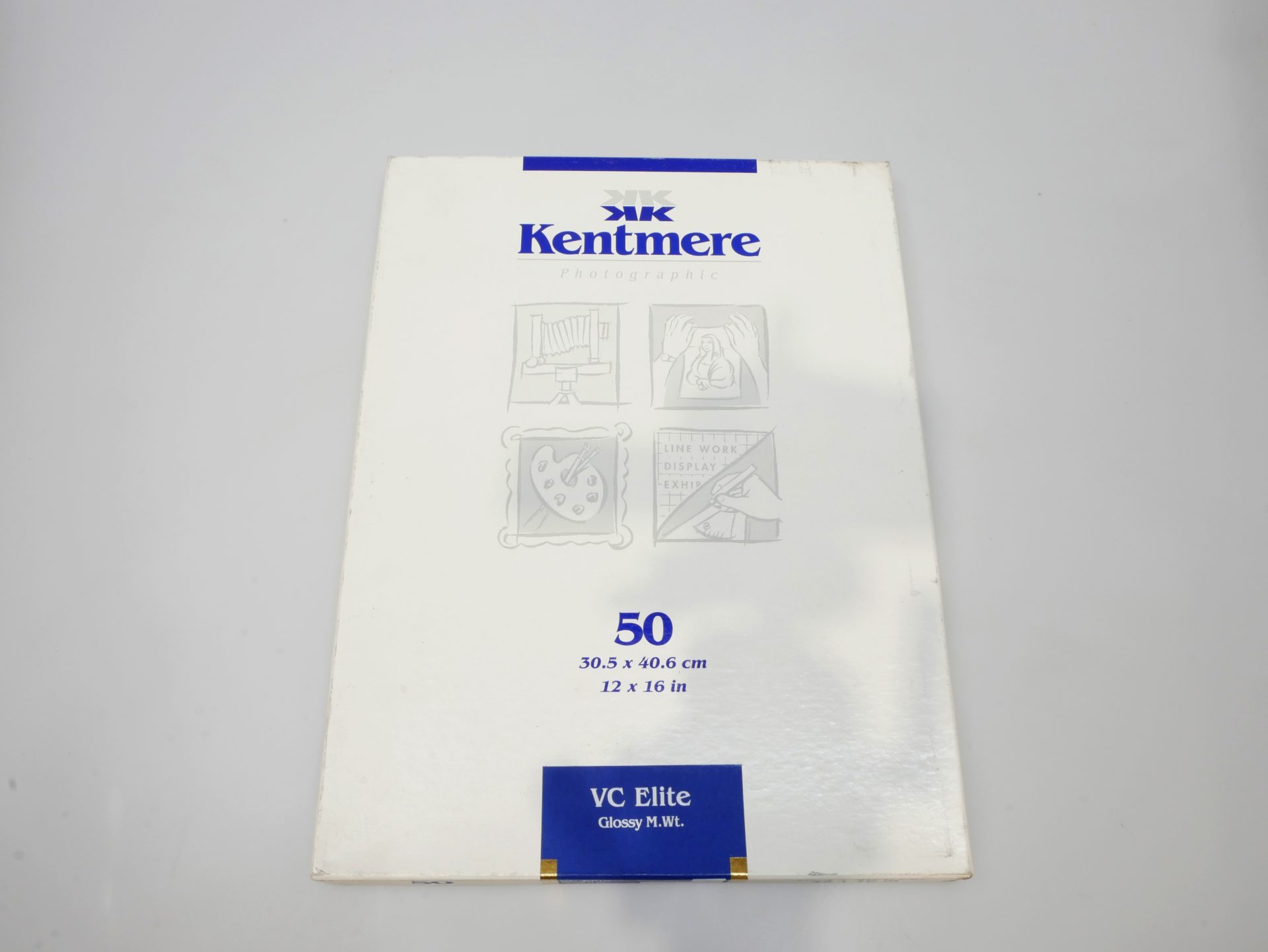 Kentmere VC Select Luster 8x10 B&W Darkroom Paper - 100 Sheets, Made In UK