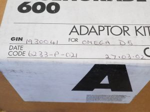 6233-P-021 MG600/OMEGA D5 ADAPTOR